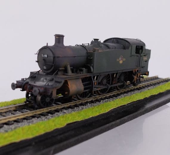 CWM283 BR/WR Large Prairie Class 2-6-2 5199 Late Crest Weathered 