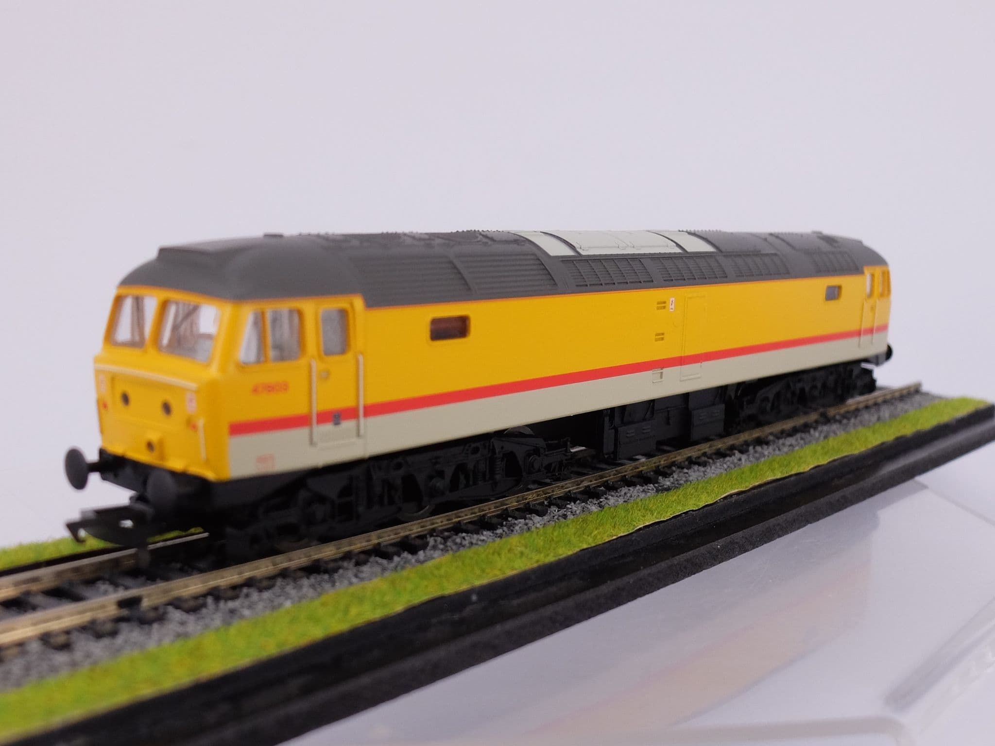 Custom Model Train Livery Hornby Railroad Plus Enhanced Livery R30186 Class 47 BR Infrastructure ...