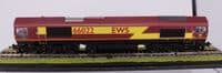 R30532  EWS Class 66 Lafarge Charnwood 66022