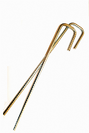 Galvanised Steel J Pins ( Box 10 ) 285mm x 6mm