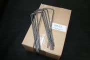 Heavy Duty U Pins ( Box 100 ) 270mm x 80mm x 270mm x 6mm Ribbed