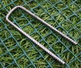 Heavy Duty U Pins ( Box 50 ) 150mm x 50mm x 150mm x 6mm Ribbed