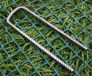 Heavy Duty U Pins ( Box 50 ) 150mm x 50mm x 150mm x 6mm Ribbed