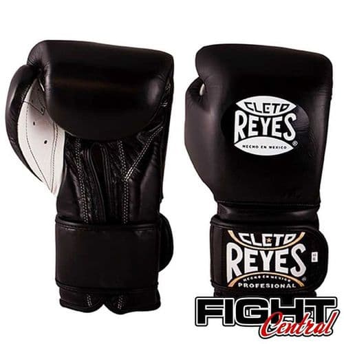 Cleto Reyes Velcro Sparring Gloves - Black