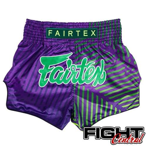 Fairtex Racer Muay Thai Shorts - Purple