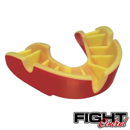 OPRO Silver Gum Shield - Red