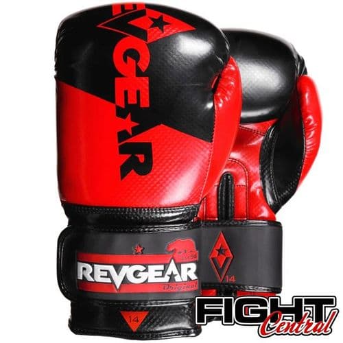 Revgear Pinnacle Boxing Gloves - Black/Red