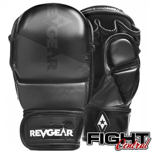 Revgear Pinnacle MMA Sparring Gloves - Black/Black