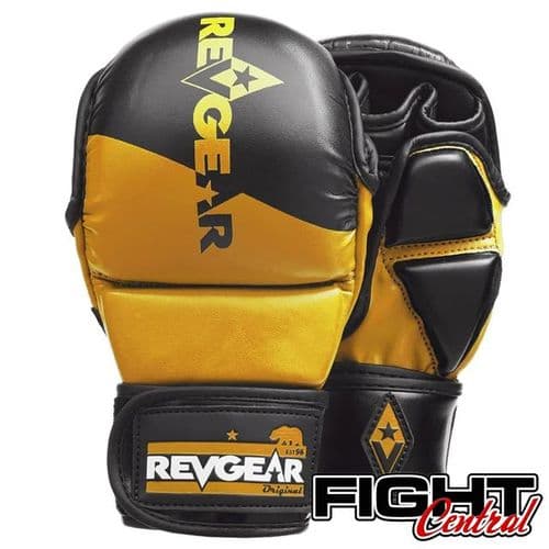 Revgear Pinnacle MMA Sparring Gloves - Black/Gold