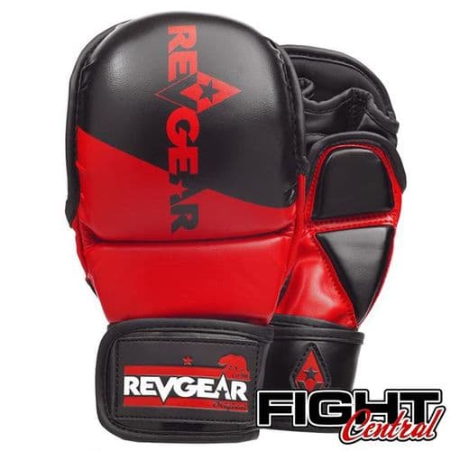 Revgear Pinnacle MMA Sparring Gloves - Black/Red