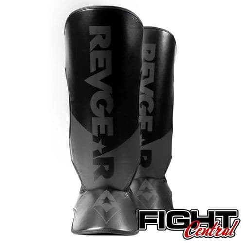 Revgear Pinnacle Shin Pads - Black/Black