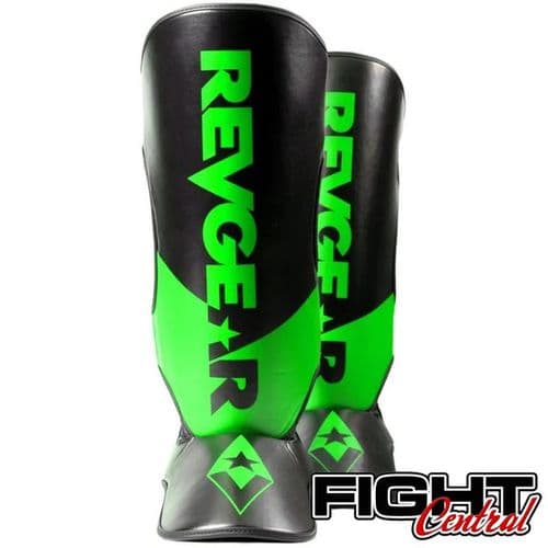 Revgear Pinnacle Shin Pads - Black/Green