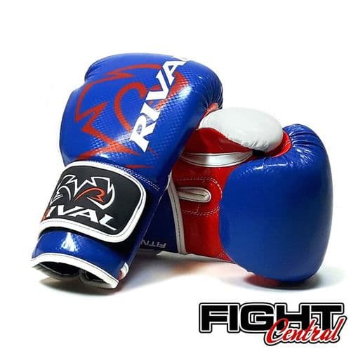 Rival RB7 Boxing Gloves - Blue/Red