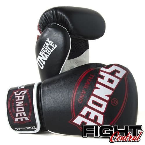 Sandee Cooltec Boxing Gloves - Black