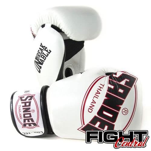 Sandee Cooltec Boxing Gloves - White