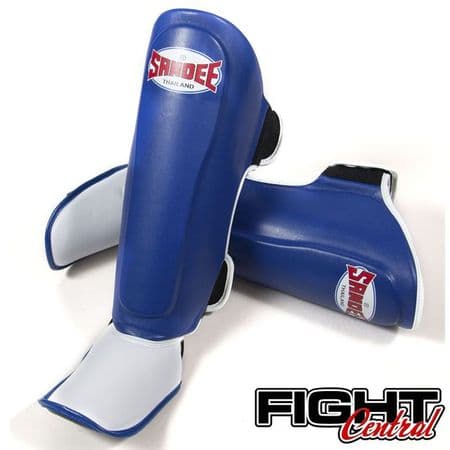Sandee Kids Authentic Shin Pads - Blue