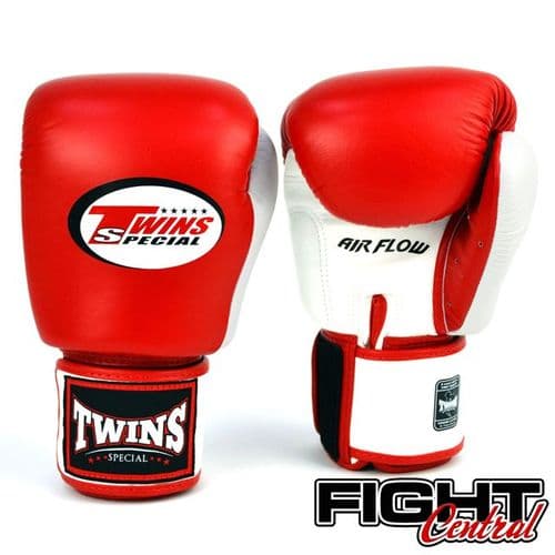 Twins Airflow Boxing Gloves - Red/White