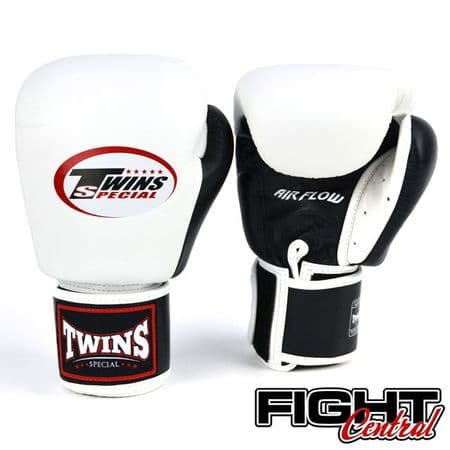 Twins Airflow Boxing Gloves - White/Black