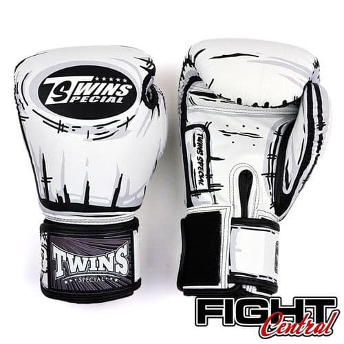 Twins Velcro Boxing Gloves - Comic