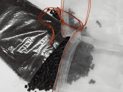 1kg Activated Carbon + 2 Large Mesh Bags