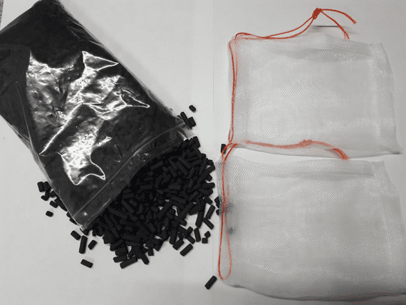 500g Activated Carbon + 2 Small Mesh Bags