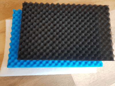 Coarse, Medium Foams and 1