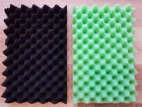 Thick Coarse, Medium Foam and Soft 2
