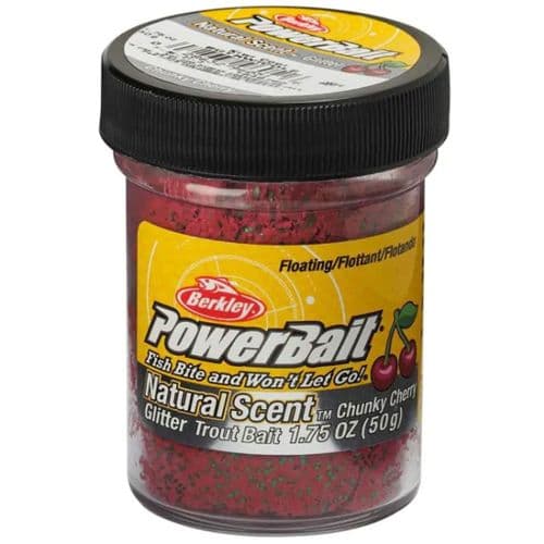 Berkley PowerBait Chunky Cherry Glitter Trout Bait
