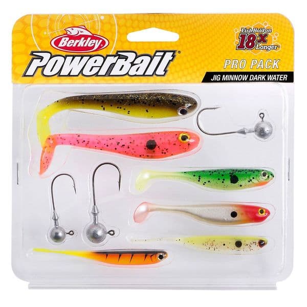 Berkley PowerBait Pro Pack Jig Minnow Dark Water