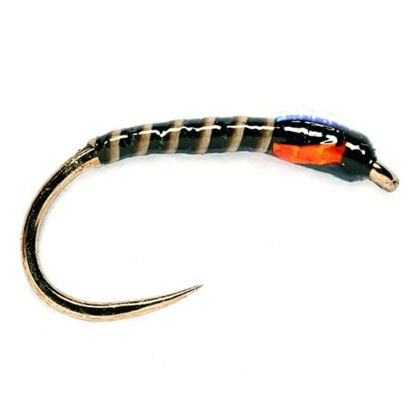 Buzzer Crank Shank Black Barbless - Fulling Mill