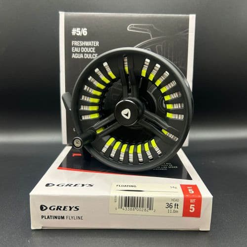 Greys Cruise Fly Reel & Platinum Fly Line with Backing