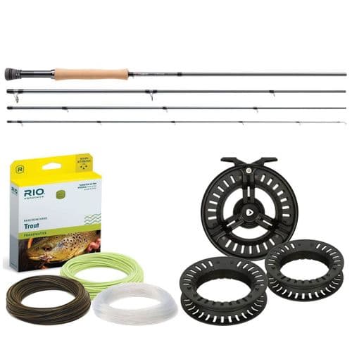 Greys Lance Fly Fishing Rod Combo | Includes rod, reel and 3 lines