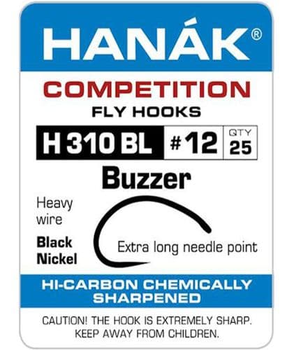 Hanak Competition Fly Hooks H310 BL (25pk)