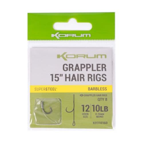 Korum Grappler Hair Rigs 15"