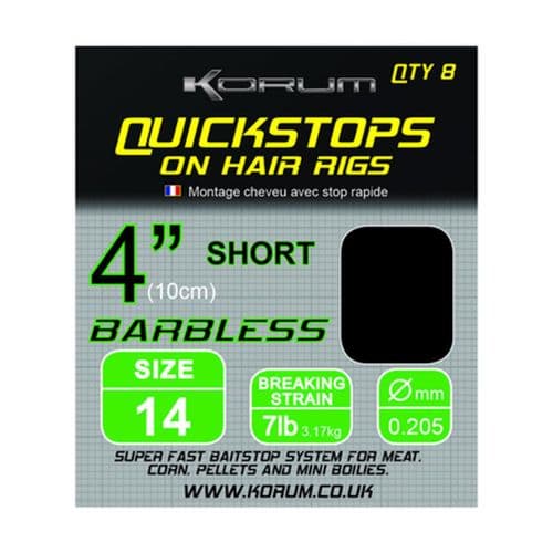 Korum Hair Rigs with Quickstops