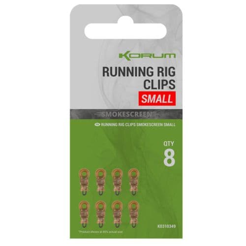 Korum Smokescreen Running Rig Clips Small