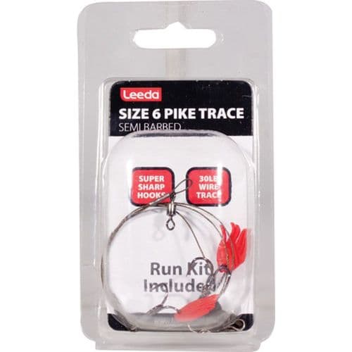 Leeda Pike Trace - Twin Treble Bait Rig