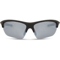 Madison Mission Matt Black Sunglasses - 3 Polarised Lens Pack-Silver Mirror/Bronze/Yellow