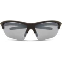 Madison Mission Matt Black Sunglasses - 3 Polarised Lens Pack-Silver Mirror/Bronze/Yellow