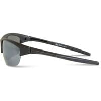 Madison Mission Matt Black Sunglasses - 3 Polarised Lens Pack-Silver Mirror/Bronze/Yellow