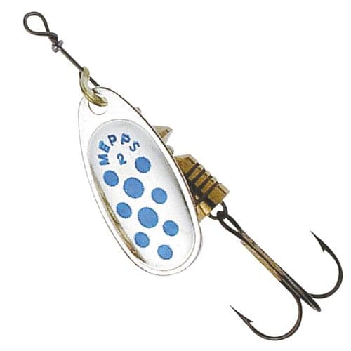 Mepps Comet Blue Dot Silver