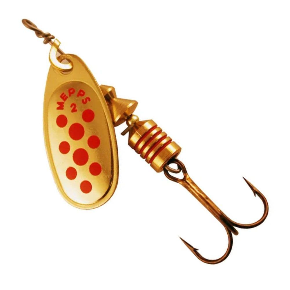 Mepps Comet Red Dot Gold