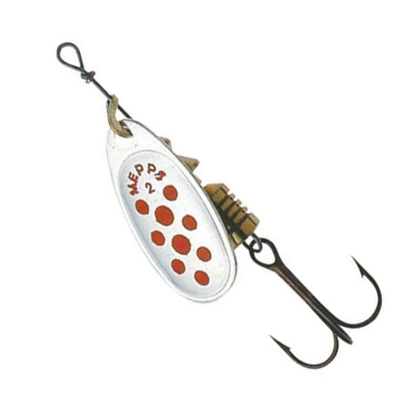 Mepps Comet Red Dot Silver