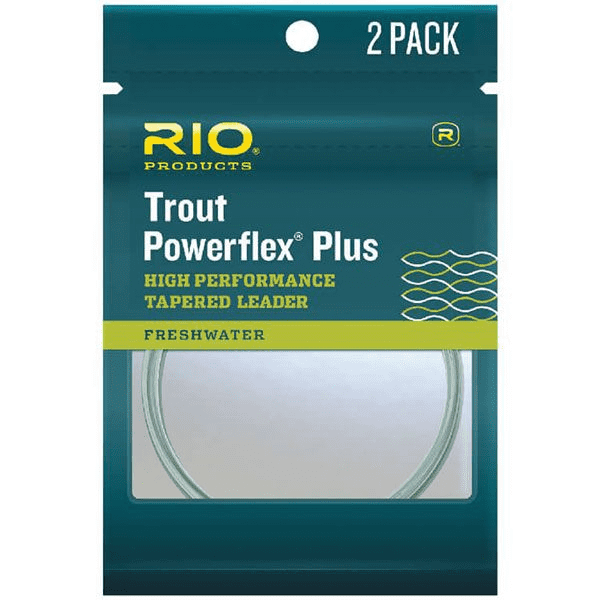 Rio Powerflex Plus Trout Tapered Leaders 9ft - 2 Pack
