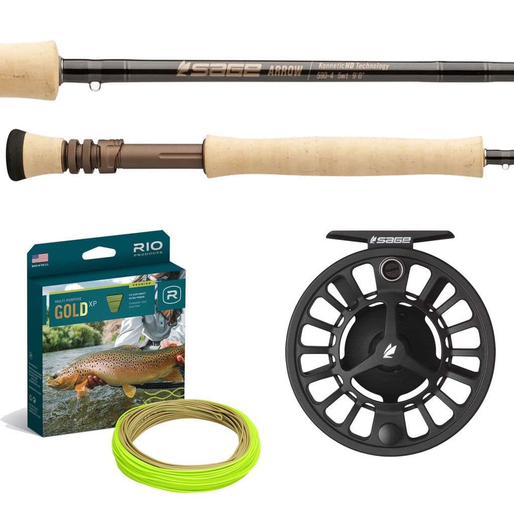 Sage Arrow Fly Fishing Rod Combo Includes rod reel and line
