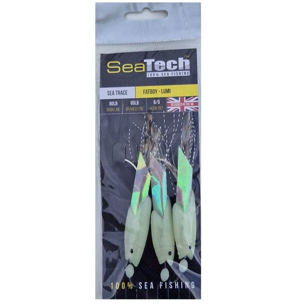 SeaTech Sea Trace | Fatboy Rig 3 Hook Lumi