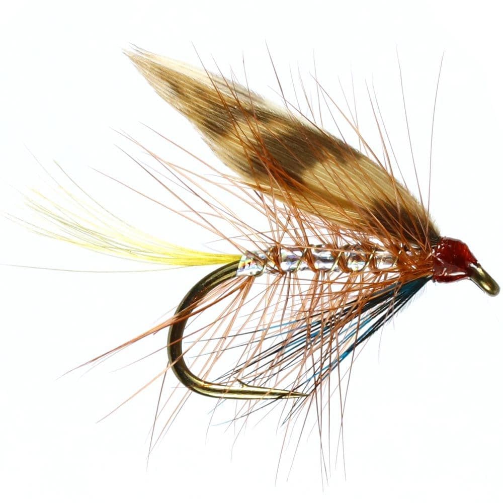 Silverbrook Silver Invicta Wet Flies - 12 Pack Hand-Tied Trout Flies On Hayabusa Hooks