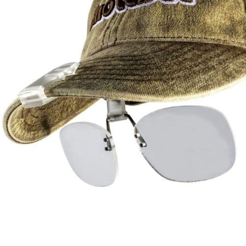 Snowbee Cap Peak Clip On Magnifiers +2.5