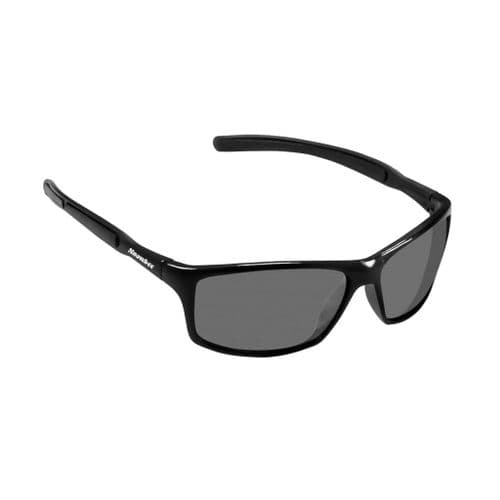 Snowbee Classic Polarised Sunglasses - Wrap Around Black Frame / Smoke Lense