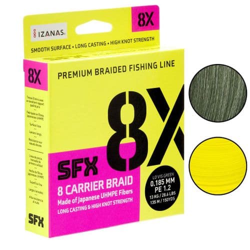 Sufix SFX 8X Braided Fishing Line